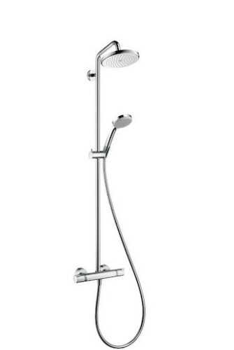Sprchový systém Hansgrohe Croma na stěnu s termostatickou baterií chrom 27188000 Hansgrohe