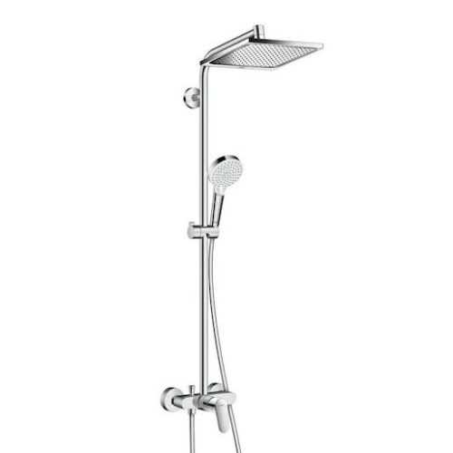 Sprchový systém Hansgrohe Crometta E na stěnu s pákovou baterií chrom 27284000 Hansgrohe