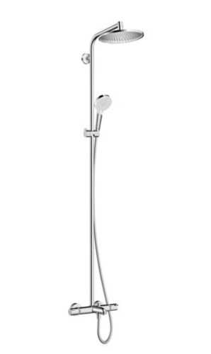 Sprchový systém Hansgrohe Crometta S na stěnu s vanovým termostatem chrom 27320000 Hansgrohe