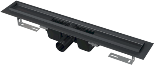 Sprchový žlab Alcaplast 115 cm nerez černá mat APZ1BLACK-1150 Alcaplast