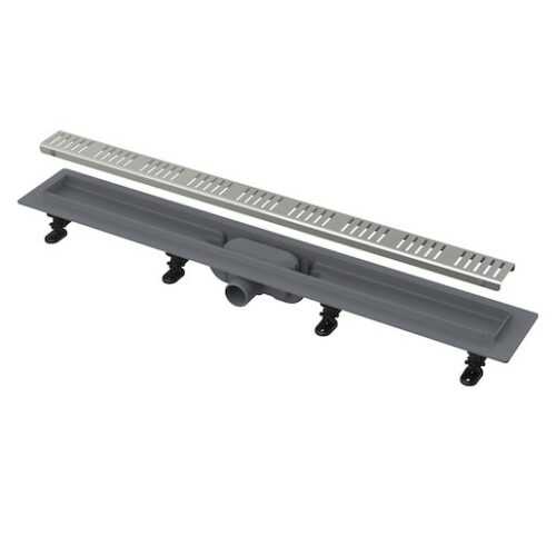 Sprchový žlab Alcaplast 65 cm plast šedá mat zebra APZ10-650M Alcaplast