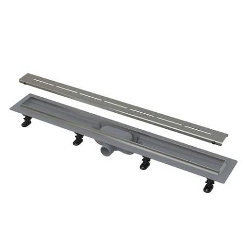 Sprchový žlab Alcaplast 85 cm plast šedá mat lines APZ18-850M Alcaplast