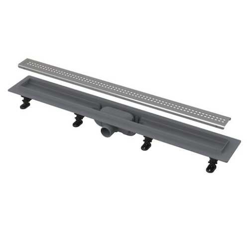 Sprchový žlab Alcaplast 95 cm plast šedá mat čtverečky APZ9-950M Alcaplast