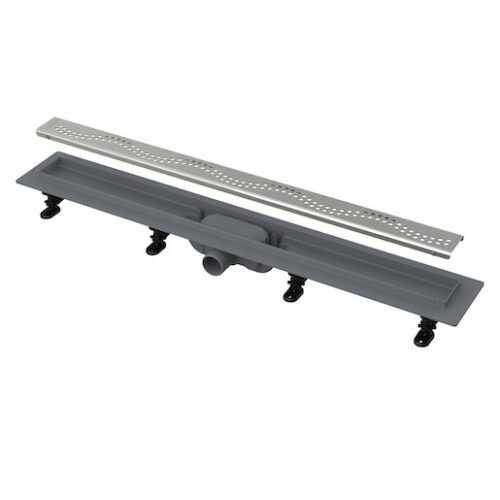 Sprchový žlab Alcaplast 95 cm plast šedá mat drops APZ8-950M Alcaplast