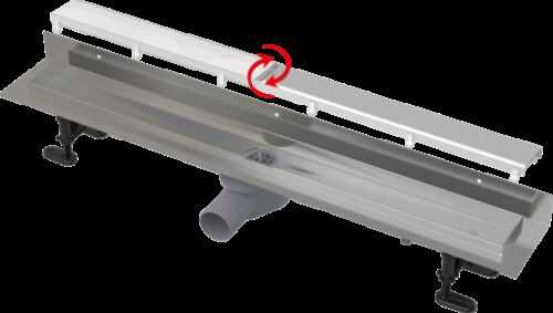 Sprchový žlab Alcaplast DOUBLE9 FIT AND GO ke stěně 75 cm nerez APZ23DOUBLE9750 NO BRAND