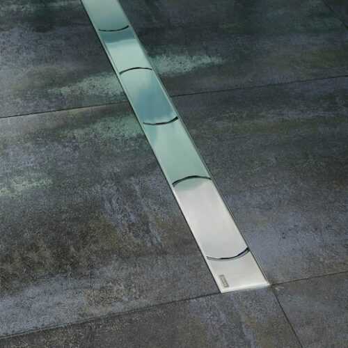 Sprchový žlab Ravak Chrome 85 cm nerez lesk obloučky X01427 Ravak