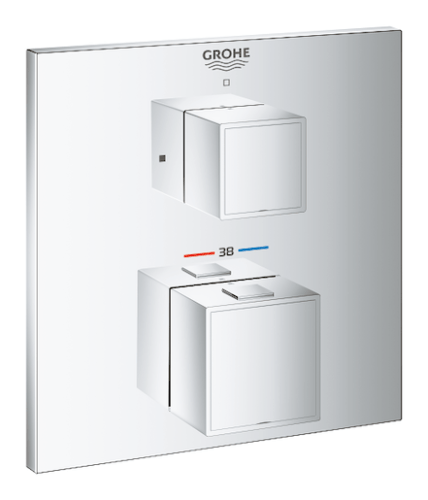 Termostat Grohe Grohtherm Cube bez podomítkového tělesa chrom 24153000 Grohe