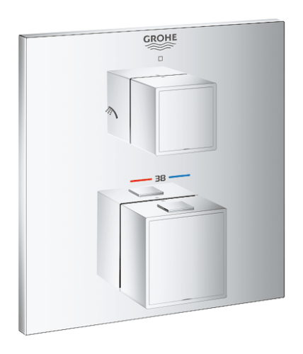 Termostat Grohe Grohtherm Cube bez podomítkového tělesa chrom 24154000 Grohe