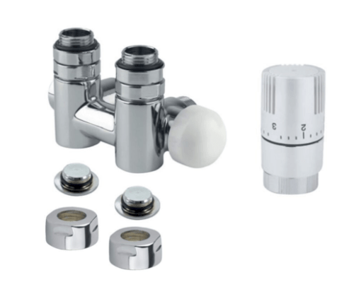 Termostatická sada ISAN rohová středová pravá bílá O39BWCR137 Isan