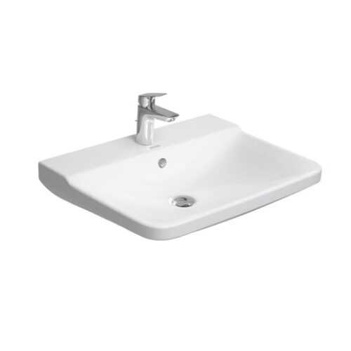 Umyvadlo Duravit P3 Comforts 60x47 cm otvor pro baterii uprostřed 2331600000 Duravit