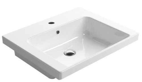 Umyvadlo Sapho Norm 60x50 cm otvor pro baterii