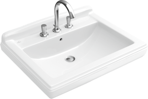 Umyvadlo Villeroy & Boch Hommage 65x53 cm tři otvory pro baterii 7101A2R2 Villeroy & Boch