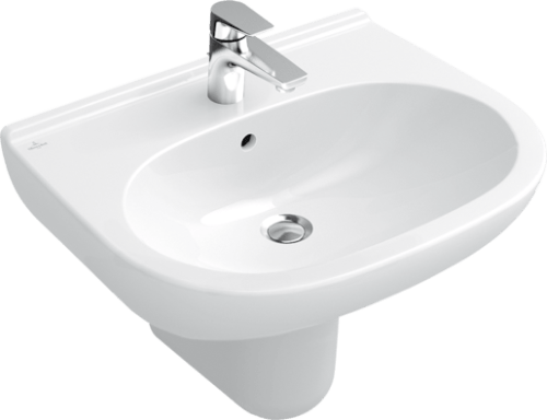 Umyvadlo Villeroy & Boch O.Novo 55x45 cm otvor pro baterii uprostřed 51605501 Villeroy & Boch