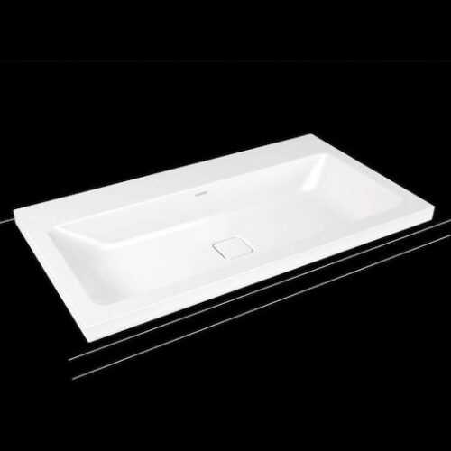 Umyvadlo na desku Kaldewei CONO 90x50 cm alpská bílá bez otvoru pro baterii