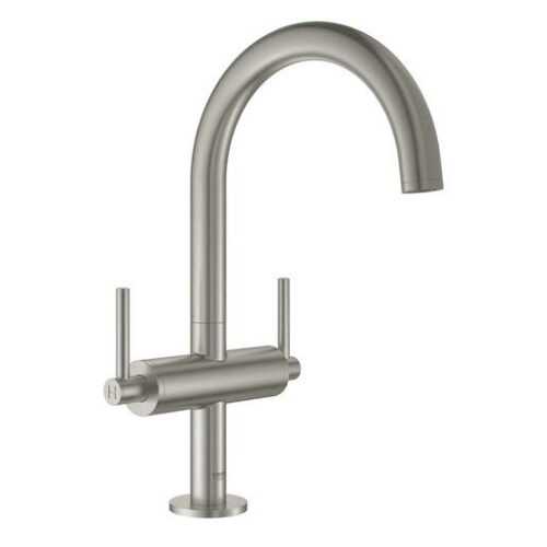 Umyvadlová baterie Grohe Atrio s clic-clacem supersteel 21022DC3 Grohe