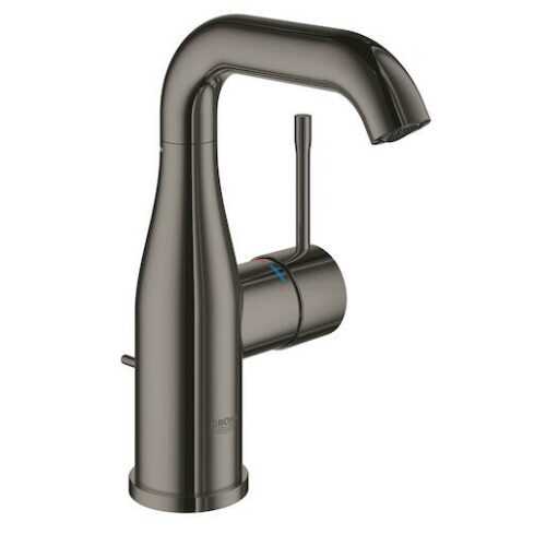 Umyvadlová baterie Grohe Essence New s výpustí Hard Graphite 23462A01 Grohe