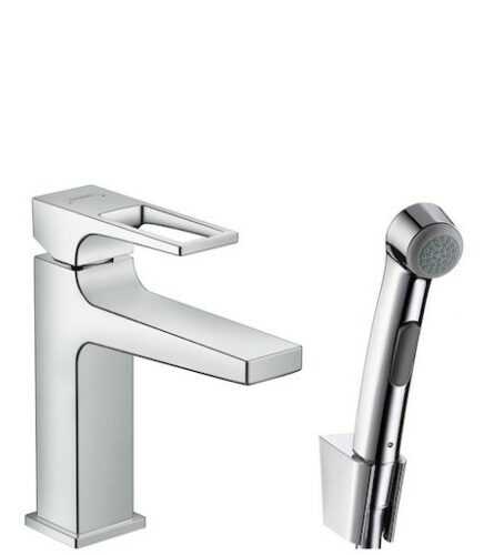 Umyvadlová baterie Hansgrohe Metropol s bidetovou sprškou chrom 74522000 Hansgrohe