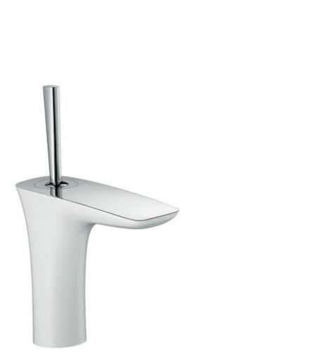 Umyvadlová baterie Hansgrohe PuraVida s clic-clacem bílá/chrom 15070400 Hansgrohe