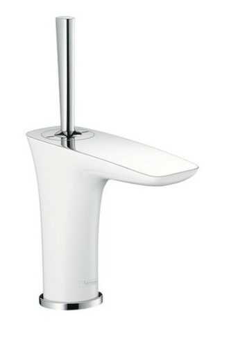 Umyvadlová baterie Hansgrohe PuraVida s clic-clacem bílá/chrom 15075400 Hansgrohe