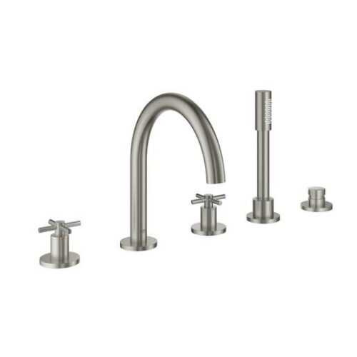 Vanová baterie Grohe Atrio se sprchovým setem supersteel 19923DC3 Grohe