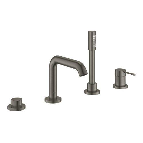 Vanová baterie Grohe Essence New s vanovým setem Brushed Hard Graphite 19578AL1 Grohe