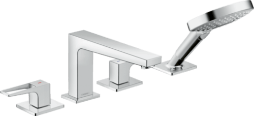 Vanová baterie Hansgrohe Metropol bez podomítkového tělesa chrom 74552000 Hansgrohe