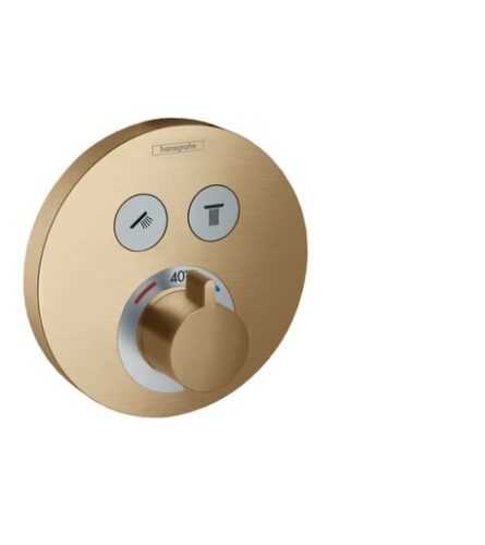 Vanová baterie Hansgrohe Shower-Select bez podomítkového tělesa kartáčovaný bronz 15743140 Hansgrohe