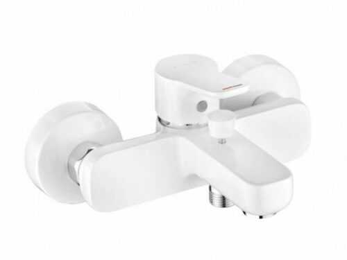 Vanová baterie Kludi Pure&Easy 150 mm bílá/chrom 376819165 kludi