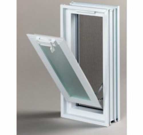 Větrací okno Glassblocks bílá 19x38 cm plast GBMR1938 Glassblocks