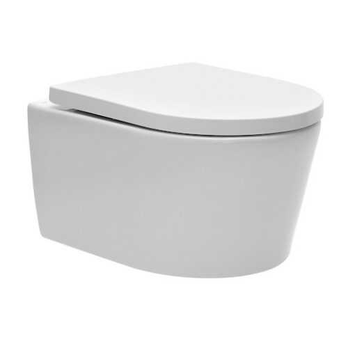 WC závěsné Swiss Aqua Technologies Brevis včetně prkénka softclose