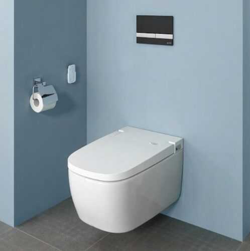 Wc s bidetem závěsné Vitra V Care 5674B003-6103 Vitra