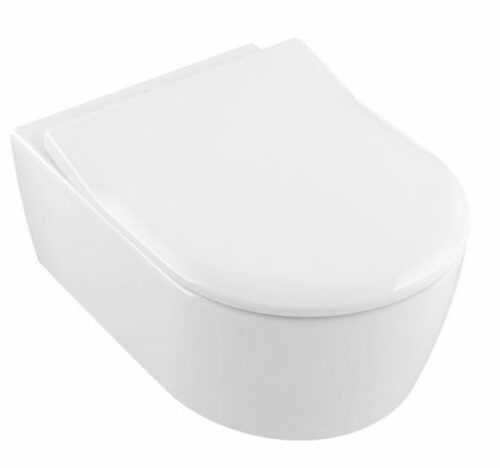 Wc s prkénkem softclose Villeroy & Boch Avento zadní odpad GLACERAAVWC006 Villeroy & Boch