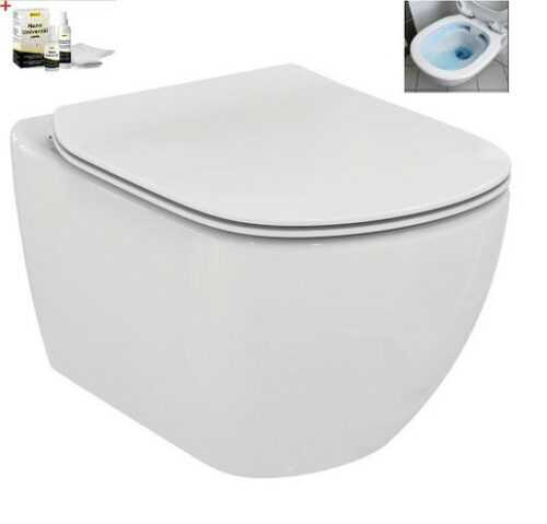 Wc s prkénkem softclose závěsné Ideal Standard Testra zadní odpad SIKOSIST3503 Ideal Standard