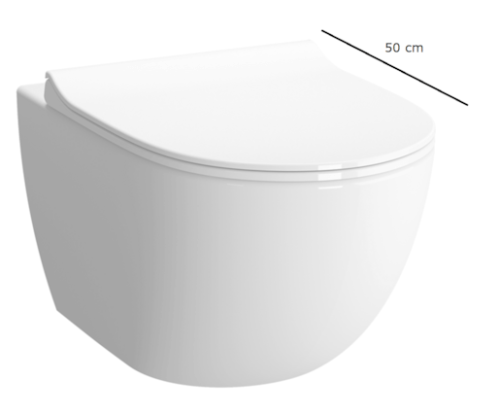 Wc závěsné Vitra Shift zadní odpad 4337-003-0075 Vitra