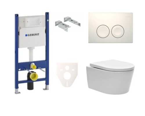 Závěsný wc set do lehkých stěn / předstěnová SAT Brevis SIKOGES7W1S NO BRAND