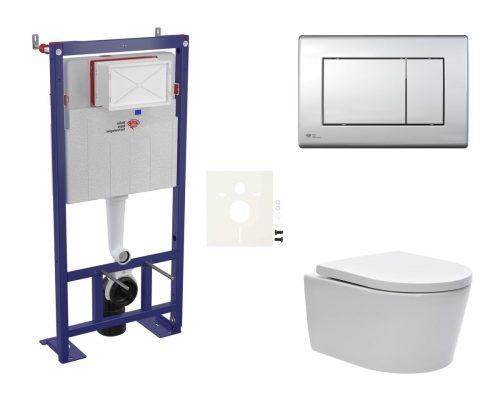 Závěsný wc set do lehkých stěn / předstěnová Swiss Aqua Technologies Brevis SIKOSSBR21 NO BRAND