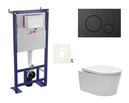 Závěsný wc set do lehkých stěn / předstěnová Swiss Aqua Technologies Brevis SIKOSSBR68 NO BRAND