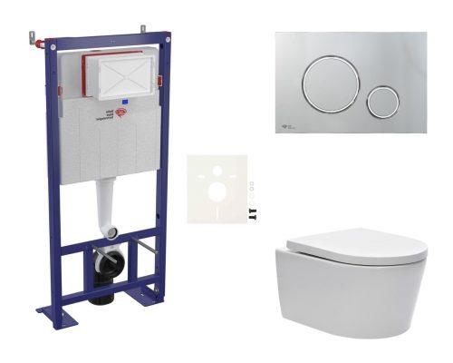 Závěsný wc set do lehkých stěn / předstěnová Swiss Aqua Technologies Brevis SIKOSSBR71 NO BRAND