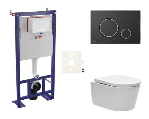 Závěsný wc set do lehkých stěn / předstěnová Swiss Aqua Technologies Brevis SIKOSSBR78 NO BRAND