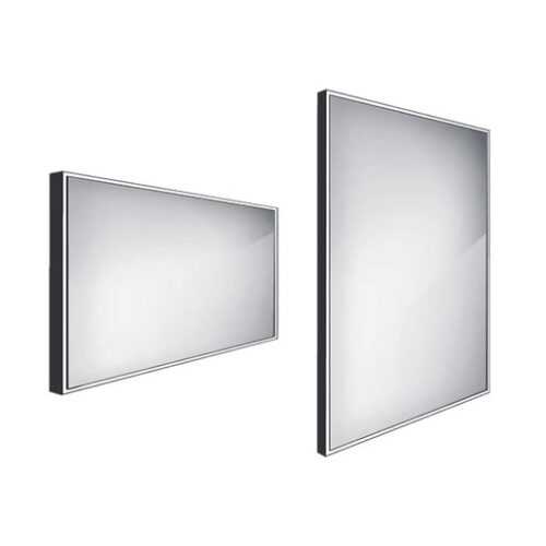 Zrcadlo bez vypínače Nimco 120x70 cm černá ZPC 13006-90 Nimco