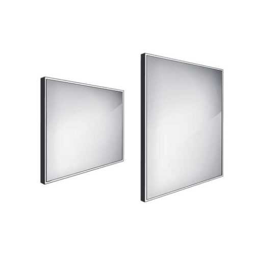 Zrcadlo bez vypínače Nimco 80x70 cm černá ZPC 13003-90 Nimco