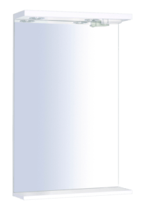 Zrcadlo s osvětlením Keramia Pro 60x80 cm bílá PROZRCK60IP Keramia