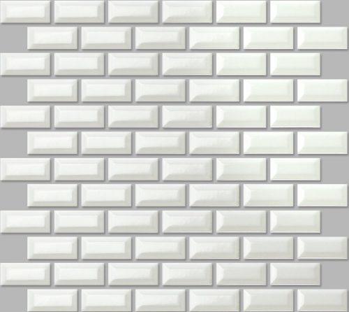 Keramická mozaika Premium Mosaic bílá 30x30 cm lesk MOS2348WH Premium Mosaic