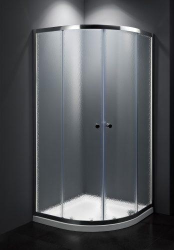 Sprchový kout čtvrtkruh 80x80x185 cm Multi Basic chrom lesklý SIKOMUS80CRCH Multi