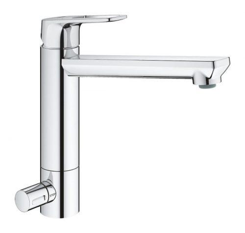 Dřezová baterie Grohe BauLoop s uzavíracím ventilem chrom 31713000 Grohe