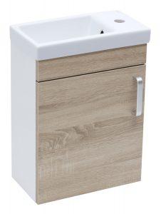 Koupelnov&aacute; skř&iacute;ňka s umyvadlem Naturel Vario Dekor 40x50x22 cm dub bardol&iacute;no mat VARIO240BIDB Naturel