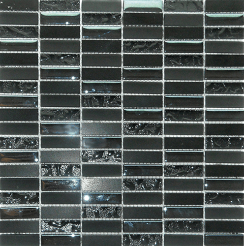 Mozaika Fineza Magic black 30x30 cm lesk MAGICMOSBK Fineza