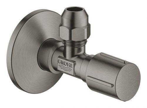 Rohový ventil Grohe 1/2"x3/8" s krytkou kartáčovaný Hard Graphite 22039AL0 Grohe