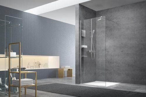 Sprchová zástěna Walk-In 100 cm s profilem