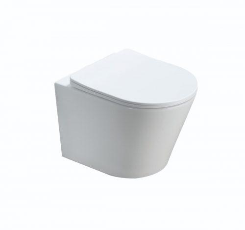 Wc s prkénkem softclose závěsné Swiss Aqua Technologies Infinitio mat zadní odpad SATINF010RREXPWM Swiss Aqua Technologies